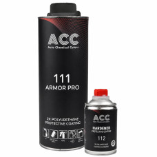 2K поліуретанове захисне покриття ACC 111 Armor Pro чорний 790г + Затвердник ACC 112 210г