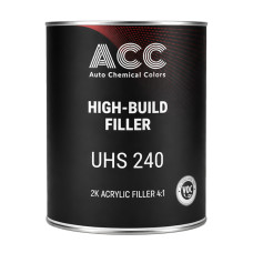 Грунт наповнювач 2K акриловий ACC 240 UHS High-Build Filler 4:1 сірий 1л