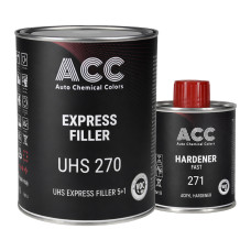 Швидковисихаючий акриловий грунт 2K ACC 270 UHS Express Filler 5:1 білий 1л + Затвердник ACC 271 0,2 л
