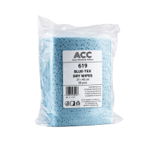 Неткана протиральна серветка ACC 619 Blue-tex dry wipe 27 x 40 см блакитна