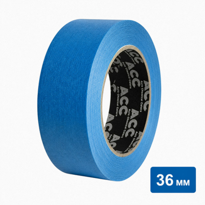 Малярна (маскувальна) стрічка ACC 627 Waterproof 120°C 36 мм × 50 м