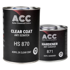 Лак акриловий ACC 870 Anti Scratch HS 2:1 1 л + 0,5 л