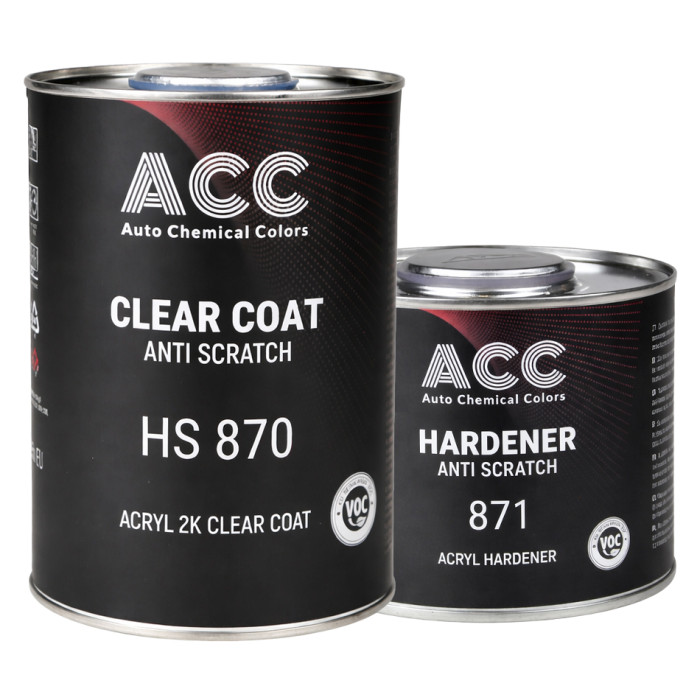 Лак акриловий ACC 870 Anti Scratch HS 2:1 1 л + 0,5 л