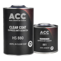 Лак акриловий ACC 880 HS Express Anti-Scratch 1 л + Затвердник ACC 881 0,5 л