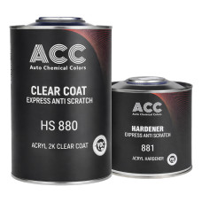 Лак акриловий ACC 880 HS Express Anti-Scratch 1 л + Затвердник ACC 881 0,5 л