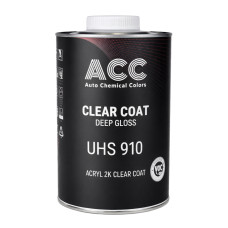 Лак акриловий 2K ACC 910 UHS Clear Coat Deep Gloss 1 л (Ultra High Solid)