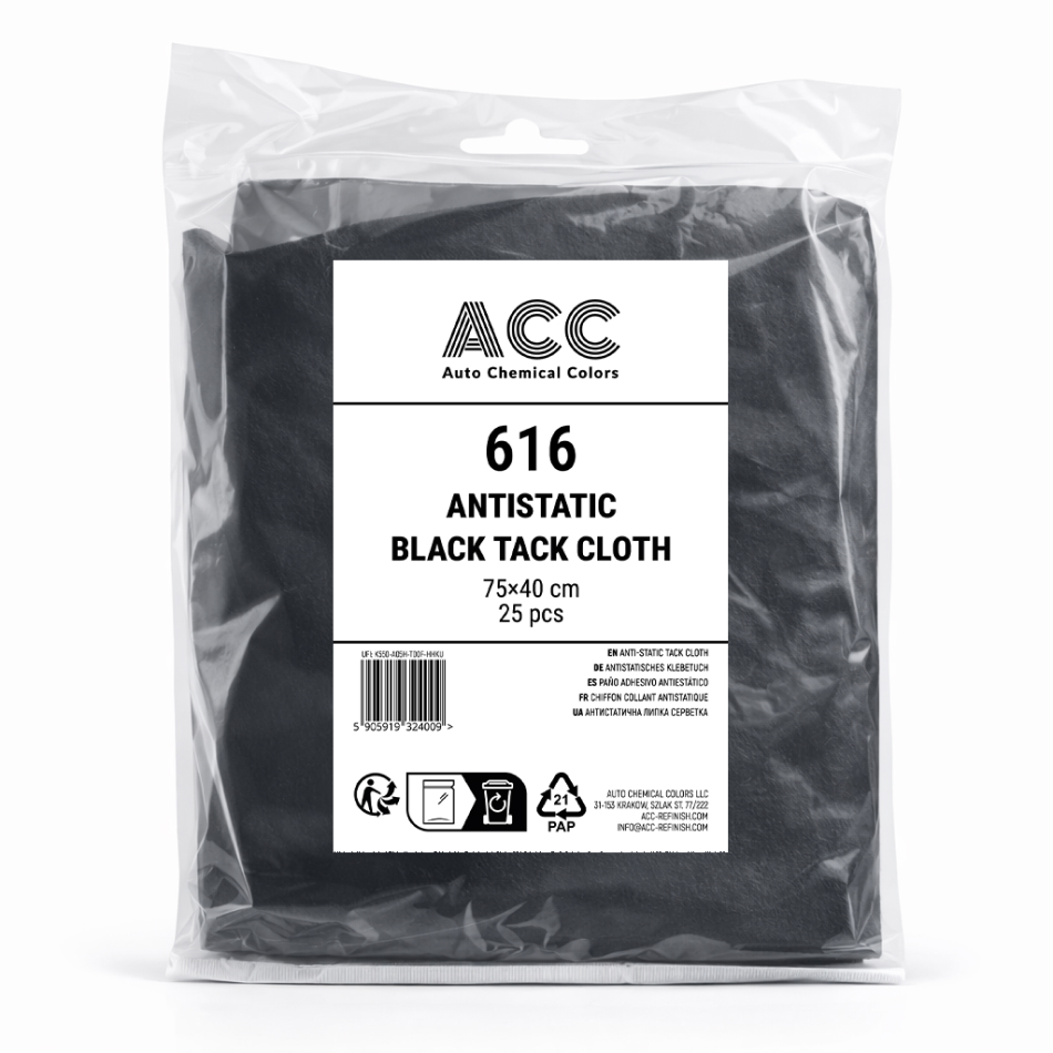 ACC 616 Antistatic black tack cloth