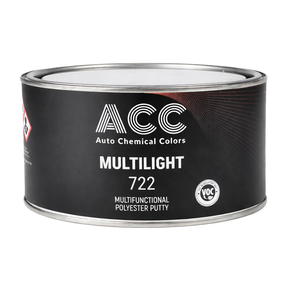 ACC 722 MULTILIGHT 2K polyester lightweight putty